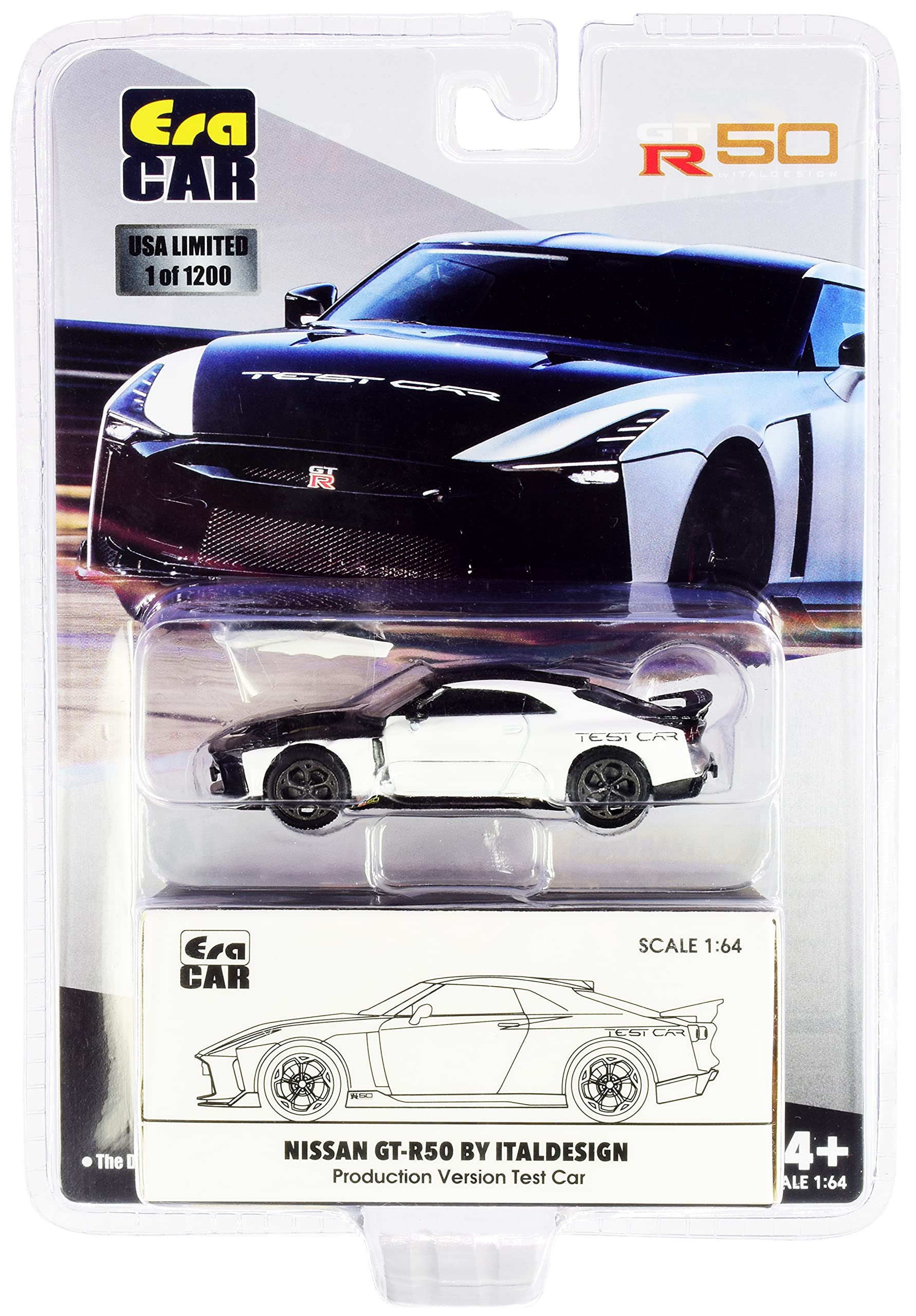 Amazon | ☆ Era CAR 1/64 日産 GT-R50 イタルデザイン プロダクション